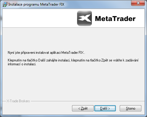 Instalace programu Metatrader 4